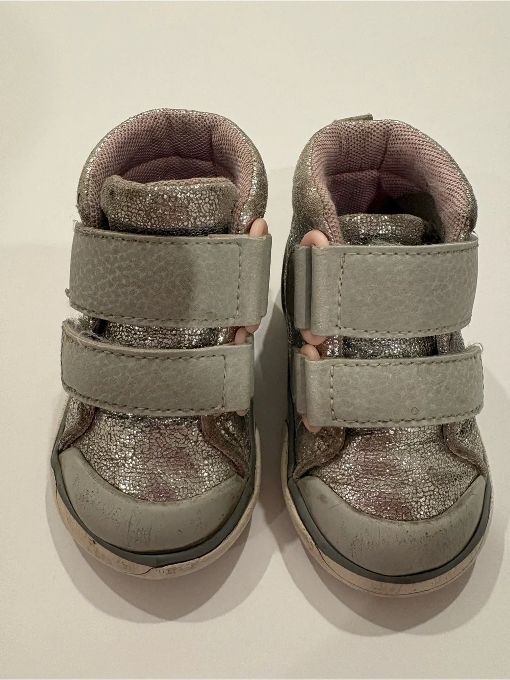 See Kai Run Adapt Dean Silver Metallic SMO adaptive shoes 4